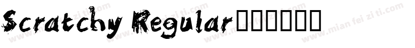 Scratchy Regular字体转换